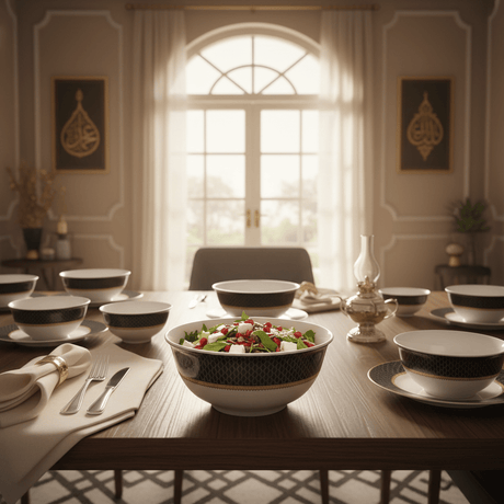 Delcasa Black & White Premium Melamine Serving Bowl – 8 Inch - Al Kabayel Discount CentreDelcasa Black & White Premium Melamine Serving Bowl – 8 InchBowlsDELCASAAl Kabayel Discount Centre
