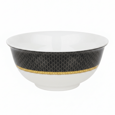 Delcasa Black & White Premium Melamine Serving Bowl – 8 Inch - Al Kabayel Discount CentreDelcasa Black & White Premium Melamine Serving Bowl – 8 InchBowlsDELCASAAl Kabayel Discount Centre