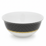 Delcasa Melamine Serving Bowl | Black & White Geometric Design | 7-Inch | - Al Kabayel Discount CentreDelcasa Melamine Serving Bowl | Black & White Geometric Design | 7-Inch |BowlsDELCASAAl Kabayel Discount Centre