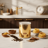 Delcasa Premium Airtight Golden Acrylic Storage Canister for Kitchen Dry Food Storage 750 ml - Al Kabayel Discount CentreDelcasa Premium Airtight Golden Acrylic Storage Canister for Kitchen Dry Food Storage 750 mlJars & Food SaversDELCASAAl Kabayel Discount Centre