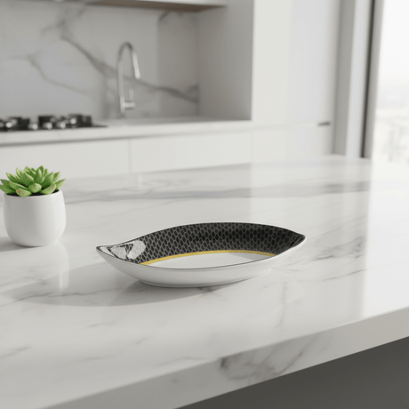 Delcasa Premium Black & White Melamine Dish Plate 7.2 Inch - Al Kabayel Discount CentreDelcasa Premium Black & White Melamine Dish Plate 7.2 InchPlatesDELCASAAl Kabayel Discount Centre
