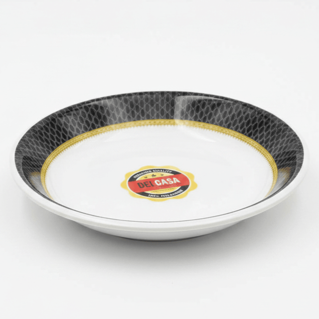 Delcasa Premium Black & White Melamine Side Plate 6 Inch - Al Kabayel Discount CentreDelcasa Premium Black & White Melamine Side Plate 6 InchPlatesDELCASAAl Kabayel Discount Centre