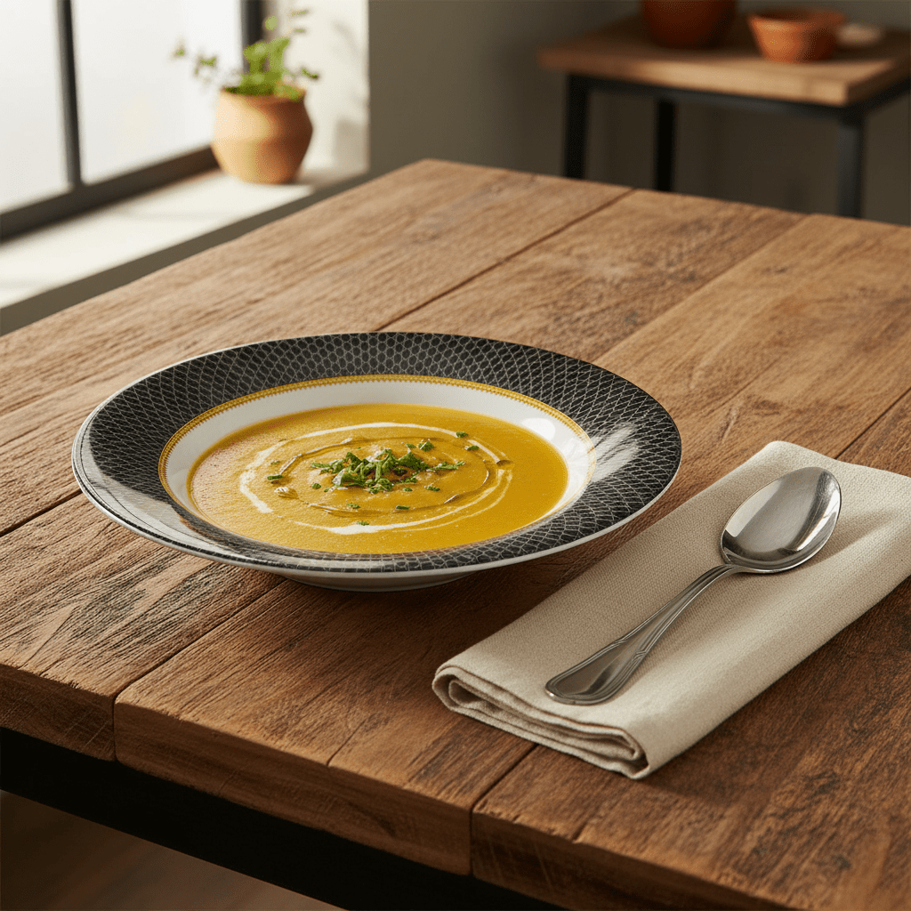 Delcasa Premium Black & White Melamine Soup Plate 6.5 Inch - Al Kabayel Discount CentreDelcasa Premium Black & White Melamine Soup Plate 6.5 InchPlatesDELCASAAl Kabayel Discount Centre
