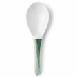 Delcasa White Melamine Serving Spoon with Green Shade Design, Strong & Heat - Resistant Serving Utensil – 20 cm - Al Kabayel Discount CentreDelcasa White Melamine Serving Spoon with Green Shade Design, Strong & Heat - Resistant Serving Utensil – 20 cmSpatulas And SpoonsDELCASAAl Kabayel Discount Centre