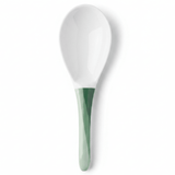 Delcasa White Melamine Serving Spoon with Green Shade Design, Strong & Heat - Resistant Serving Utensil – 20 cm - Al Kabayel Discount CentreDelcasa White Melamine Serving Spoon with Green Shade Design, Strong & Heat - Resistant Serving Utensil – 20 cmSpatulas And SpoonsDELCASAAl Kabayel Discount Centre