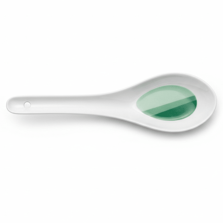 Delcasa White Melamine Soup Spoon with Green Shade Design, Lightweight Spoon for Daily Use – 13 cm - Al Kabayel Discount CentreDelcasa White Melamine Soup Spoon with Green Shade Design, Lightweight Spoon for Daily Use – 13 cmSpatulas And SpoonsDELCASAAl Kabayel Discount Centre