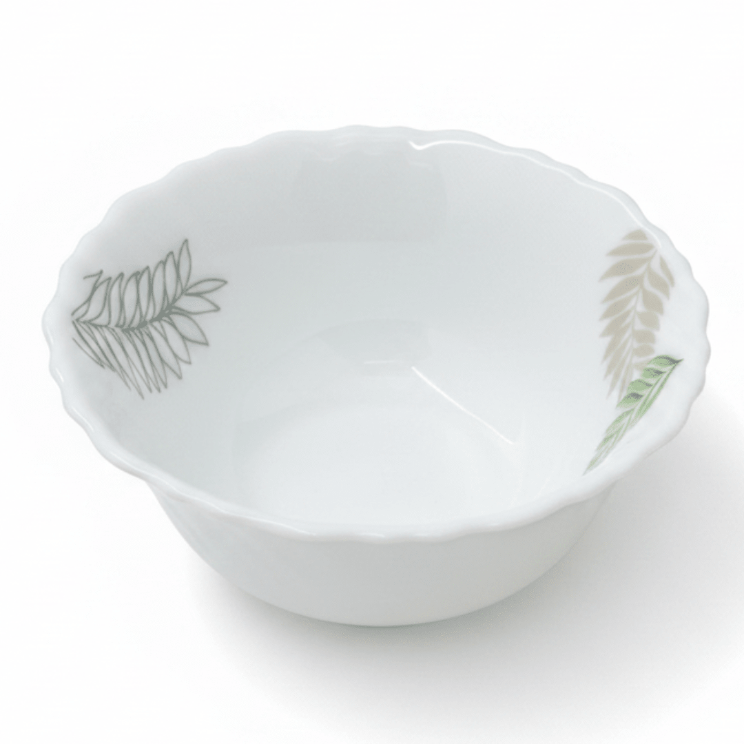 Delcasa White Opalware Multipurpose Bowl with Leaf Design - 4 Inch - Al Kabayel Discount CentreDelcasa White Opalware Multipurpose Bowl with Leaf Design - 4 InchBowlsDELCASAAl Kabayel Discount Centre