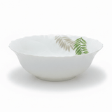Delcasa White Opalware Serving Bowl with Leaf Design - 7 Inch - Al Kabayel Discount CentreDelcasa White Opalware Serving Bowl with Leaf Design - 7 InchBowlsDELCASAAl Kabayel Discount Centre