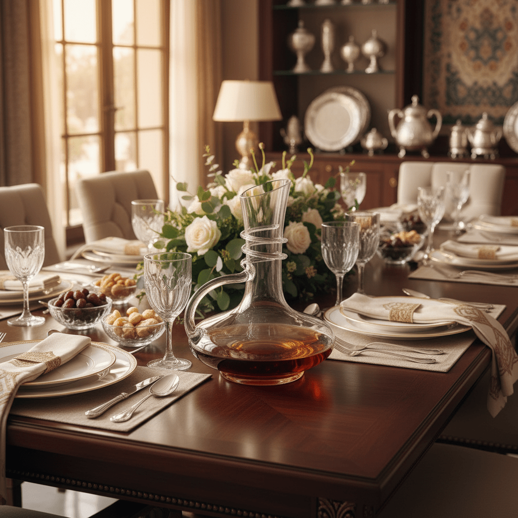 Deli 1.9L Contemporary Clear Glass Decanter with Smooth Glass Handle – Premium Water & Beverage Serving Pitcher for Dining Table - Al Kabayel Discount CentreDeli 1.9L Contemporary Clear Glass Decanter with Smooth Glass Handle – Premium Water & Beverage Serving Pitcher for Dining TableJugsDELIAl Kabayel Discount Centre