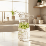 Deli Contemporary Glass Water Jug with Durable Acrylic Lid – Everyday Hydration Pitcher (1.7 L) - Al Kabayel Discount CentreDeli Contemporary Glass Water Jug with Durable Acrylic Lid – Everyday Hydration Pitcher (1.7 L)JugsDELIAl Kabayel Discount Centre