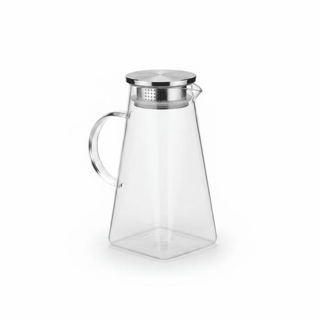 Deli Luxury Glass Water Jug with Polished Silver Lid – Large Capacity Beverage Server (2 L) - Al Kabayel Discount CentreDeli Luxury Glass Water Jug with Polished Silver Lid – Large Capacity Beverage Server (2 L)JugsDELIAl Kabayel Discount Centre