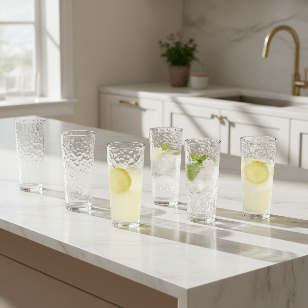 Deli Multi - Purpose Clear Glass Tumbler Set – Ideal for Water, Juice & Soft Drinks, 6 Pieces, 275 ml - Al Kabayel Discount CentreDeli Multi - Purpose Clear Glass Tumbler Set – Ideal for Water, Juice & Soft Drinks, 6 Pieces, 275 mlTumblersDELIAl Kabayel Discount Centre