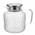 Deli Refined Glass Water Jug with Metallic Silver Lid – Stylish Serving Carafe (1.65 L) - Al Kabayel Discount CentreDeli Refined Glass Water Jug with Metallic Silver Lid – Stylish Serving Carafe (1.65 L)JugsDELIAl Kabayel Discount Centre