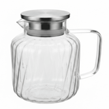 Deli Refined Glass Water Jug with Metallic Silver Lid – Stylish Serving Carafe (1.65 L) - Al Kabayel Discount CentreDeli Refined Glass Water Jug with Metallic Silver Lid – Stylish Serving Carafe (1.65 L)JugsDELIAl Kabayel Discount Centre