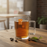 Deli Ribbed Glass Mug – 330ml - Al Kabayel Discount CentreDeli Ribbed Glass Mug – 330mlMugsDELIAl Kabayel Discount Centre