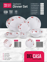Delicasa 33 - Piece Opalware Dinner Set White - Al Kabayel Discount CentreDelicasa 33 - Piece Opalware Dinner Set WhiteDinnerware SetsDELICASAAl Kabayel Discount Centre