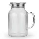 Delisoga 1.56L Elegant Clear Glass Jug with Integrated Glass Handle – Stylish Water, Juice & Iced Tea Pitcher for Home & Office - Al Kabayel Discount CentreDelisoga 1.56L Elegant Clear Glass Jug with Integrated Glass Handle – Stylish Water, Juice & Iced Tea Pitcher for Home & OfficeJugsDELIAl Kabayel Discount Centre