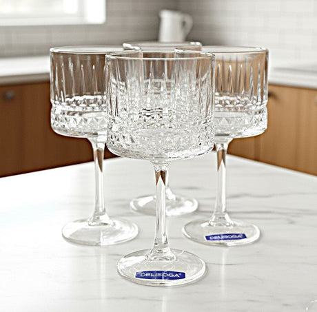 DELISOGA 4 - Piece 500ml Transparent Coupe Glass Set – Luxury Glassware for Cocktails, Champagne & Special Occasions - Al Kabayel Discount CentreDELISOGA 4 - Piece 500ml Transparent Coupe Glass Set – Luxury Glassware for Cocktails, Champagne & Special OccasionsDrinkware SetsDELISOGAAl Kabayel Discount Centre