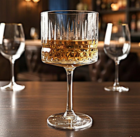 DELISOGA 4 - Piece 500ml Transparent Coupe Glass Set – Luxury Glassware for Cocktails, Champagne & Special Occasions - Al Kabayel Discount CentreDELISOGA 4 - Piece 500ml Transparent Coupe Glass Set – Luxury Glassware for Cocktails, Champagne & Special OccasionsDrinkware SetsDELISOGAAl Kabayel Discount Centre