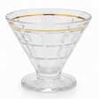 Delisoga Crystal Glass Ice Cream Cup 165ml – Diamond - Cut with Gold Rim - Al Kabayel Discount CentreDelisoga Crystal Glass Ice Cream Cup 165ml – Diamond - Cut with Gold RimTumblersDELISOGAAl Kabayel Discount Centre