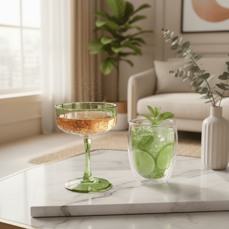 Delisoga Green Coloured Dessert Glass Cup – 200 ml Decorative Dessert Bowl for Ice Cream, Pudding & Sweet Servings - Al Kabayel Discount CentreDelisoga Green Coloured Dessert Glass Cup – 200 ml Decorative Dessert Bowl for Ice Cream, Pudding & Sweet ServingsTumblersDELISOGAAl Kabayel Discount Centre