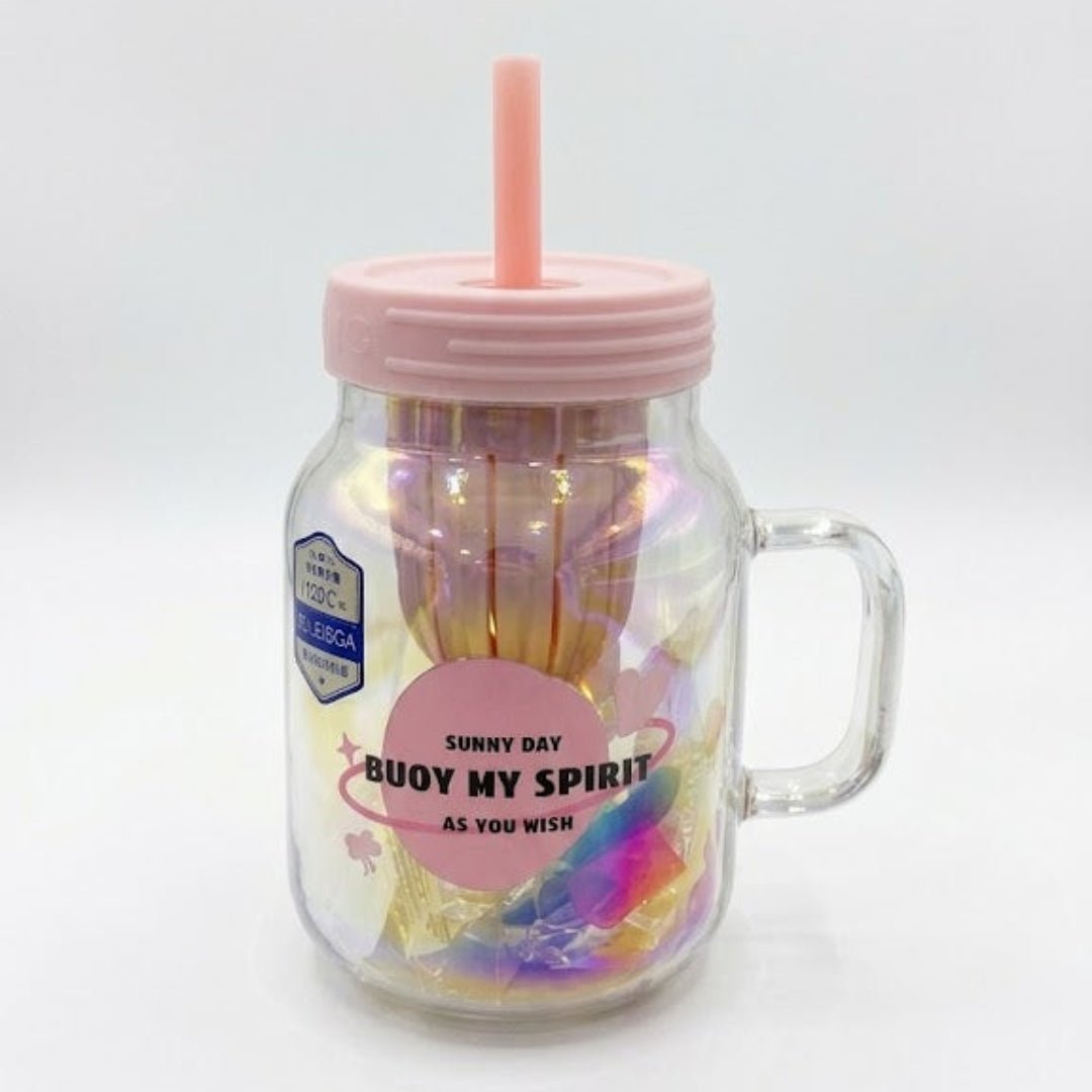 Delsoga Large Glass Drinking Bottle with Straw & Pink Cap – 850 ml - Al Kabayel Discount CentreDelsoga Large Glass Drinking Bottle with Straw & Pink Cap – 850 mlWater BottlesDELSOGAAl Kabayel Discount Centre