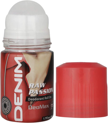 Denim DeoMax Deodorant Roll On For Men - RAW PASSION - 24 - Hr Freshness - Great Smell - Feel Confident - Bad Odour protection - Long Lasting - Anti - Biofilm - All Skin Types - 50ML - Al Kabayel Discount CentreDenim DeoMax Deodorant Roll On For Men - RAW PASSION - 24 - Hr Freshness - Great Smell - Feel Confident - Bad Odour protection - Long Lasting - Anti - Biofilm - All Skin Types - 50MLDeodorants & AntiperspirantsDENIMAl Kabayel Discount Centre