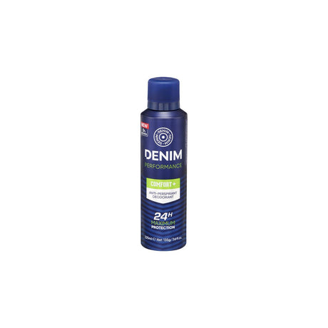 Denim Performance No Alcohol Long Lasting 24 Hour Fresh Anti - Persipirant with Fast Acting Comfort Plus Formula Body Deodorant Spray For Men - 225ML - Al Kabayel Discount CentreDenim Performance No Alcohol Long Lasting 24 Hour Fresh Anti - Persipirant with Fast Acting Comfort Plus Formula Body Deodorant Spray For Men - 225MLFragrancesDENIMAl Kabayel Discount Centre