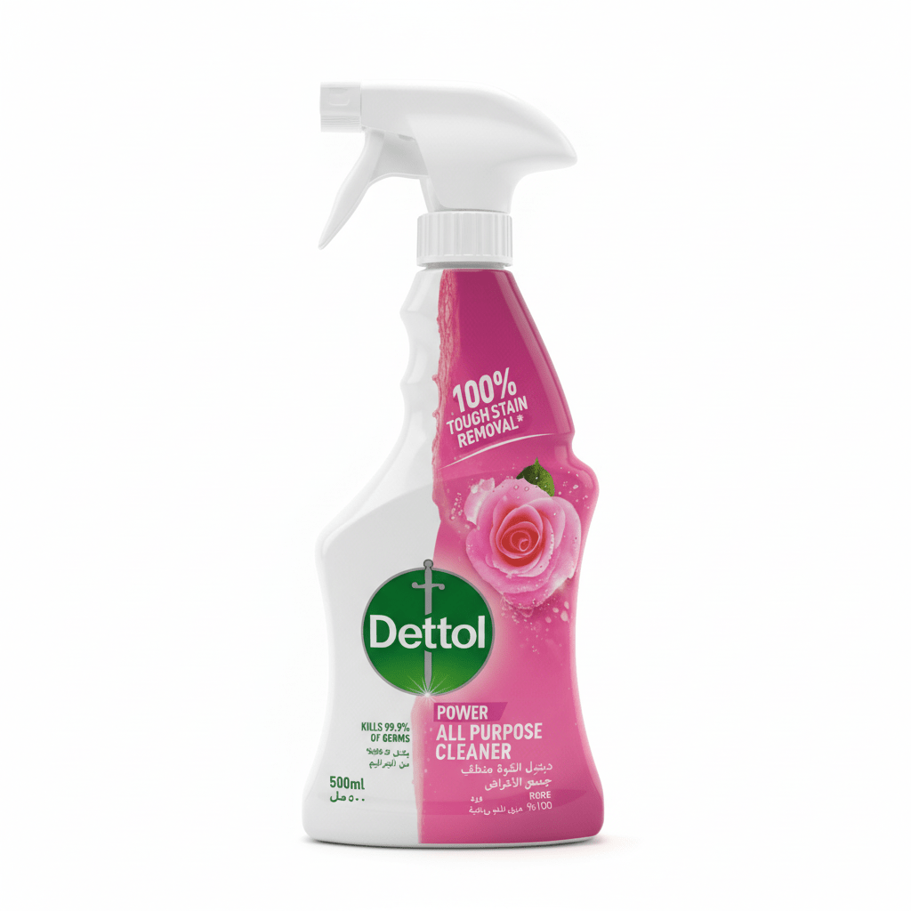 Dettol All Purpose Cleaner Rose Scent Spray - 500ml - Al Kabayel Discount CentreDettol All Purpose Cleaner Rose Scent Spray - 500mlHousehold CleaningDETTOLAl Kabayel Discount Centre