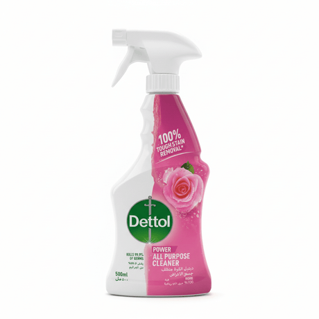 Dettol All Purpose Cleaner Rose Scent Spray - 500ml - Al Kabayel Discount CentreDettol All Purpose Cleaner Rose Scent Spray - 500mlHousehold CleaningDETTOLAl Kabayel Discount Centre
