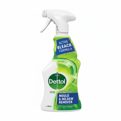 Dettol Anti - Bacterial Mould & Mildew Remover Spray - 500ml - Al Kabayel Discount CentreDettol Anti - Bacterial Mould & Mildew Remover Spray - 500mlHousehold CleaningDETTOLAl Kabayel Discount Centre