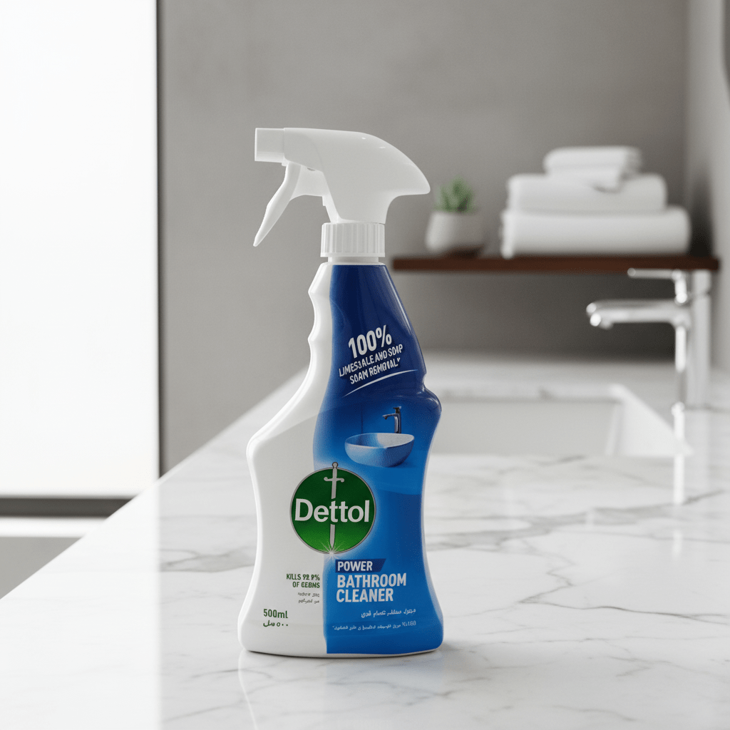 Dettol Antibacterial Bathroom Cleaner Spray - 500ml - Al Kabayel Discount CentreDettol Antibacterial Bathroom Cleaner Spray - 500mlHousehold CleaningDETTOLAl Kabayel Discount Centre