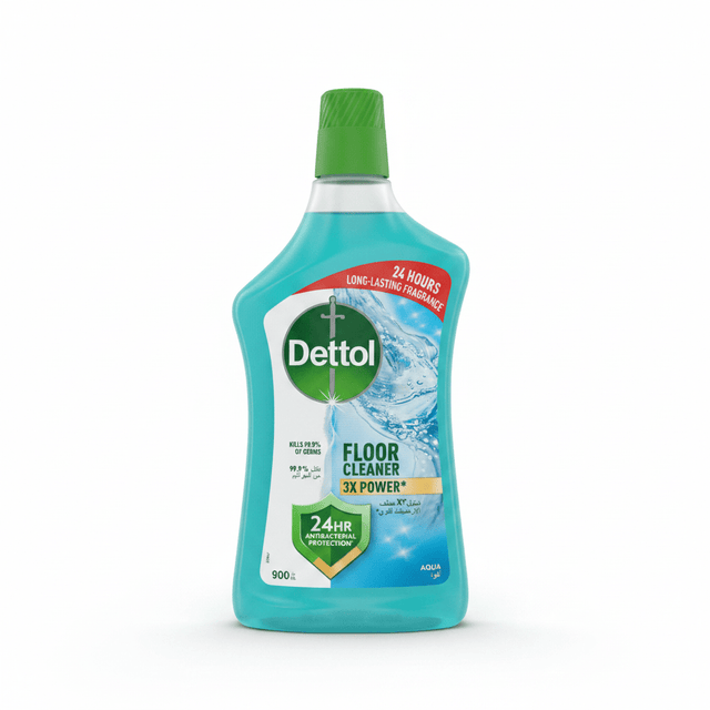 Dettol Antibacterial Power Floor Cleaner Fresh Aqua - 900ml - Al Kabayel Discount CentreDettol Antibacterial Power Floor Cleaner Fresh Aqua - 900mlHousehold CleaningDETTOLAl Kabayel Discount Centre