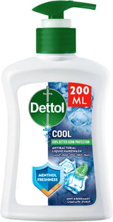 Dettol Cool Liquid Handwash Pump, Mint & Bergamot Scent, 200ml - Al Kabayel Discount CentreDettol Cool Liquid Handwash Pump, Mint & Bergamot Scent, 200mlHandwashDETTOLAl Kabayel Discount Centre