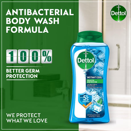 Dettol Cool Shower Gel & Body Wash, Menthol & Eucalyptus Scent, 250ml - Al Kabayel Discount CentreDettol Cool Shower Gel & Body Wash, Menthol & Eucalyptus Scent, 250mlBodywashDETTOLAl Kabayel Discount Centre