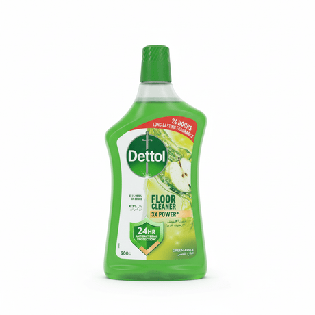 Dettol Green Apple Antibacterial Protection Power Floor Cleaner - 900 ml - Al Kabayel Discount CentreDettol Green Apple Antibacterial Protection Power Floor Cleaner - 900 mlHousehold CleaningDETTOLAl Kabayel Discount Centre