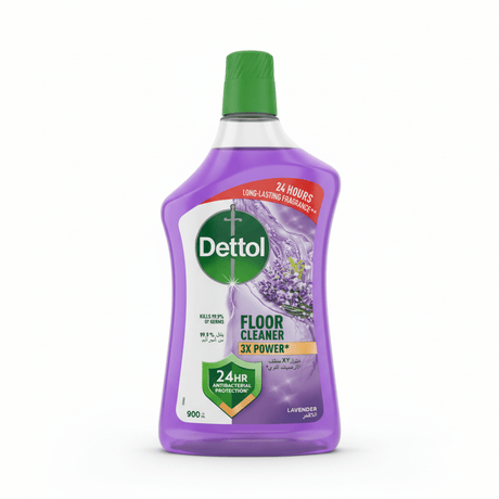 Dettol Lavender Antibacterial Power Floor Cleaner - 900ml - Al Kabayel Discount CentreDettol Lavender Antibacterial Power Floor Cleaner - 900mlHousehold CleaningDETTOLAl Kabayel Discount Centre