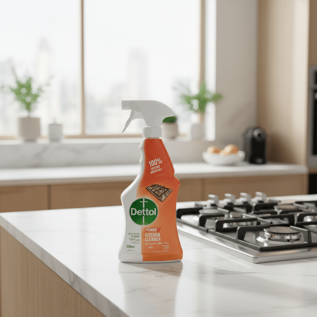 Dettol Orange Burst Antibacterial Kitchen Cleaner Spray - 500ml - Al Kabayel Discount CentreDettol Orange Burst Antibacterial Kitchen Cleaner Spray - 500mlHousehold CleaningDETTOLAl Kabayel Discount Centre