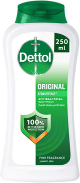 Dettol Original Shower Gel & Body Wash, Pine Scent, 250ml - Al Kabayel Discount CentreDettol Original Shower Gel & Body Wash, Pine Scent, 250mlBodywashDETTOLAl Kabayel Discount Centre