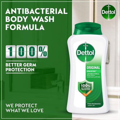 Dettol Original Shower Gel & Body Wash, Pine Scent, 500ml - Al Kabayel Discount CentreDettol Original Shower Gel & Body Wash, Pine Scent, 500mlBodywashDETTOLAl Kabayel Discount Centre