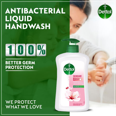 Dettol Skincare Liquid Handwash Pump, Rose & Sakura Blossom Scent, 400ml - Al Kabayel Discount CentreDettol Skincare Liquid Handwash Pump, Rose & Sakura Blossom Scent, 400mlHandwashDETTOLAl Kabayel Discount Centre