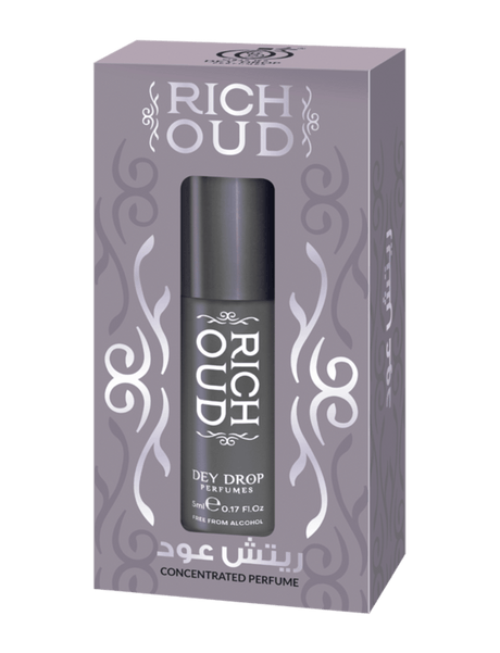 Dey Drop Rich Oud Concentrated Roll - On Perfume | 5ml | Alcohol - Free - Al Kabayel Discount CentreDey Drop Rich Oud Concentrated Roll - On Perfume | 5ml | Alcohol - FreePerfumesDEY DROPAl Kabayel Discount Centre