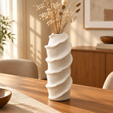 Ceramic Flower Vase Off-White – 30cm
