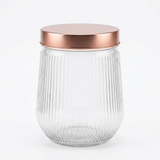 Velvet Glass Jar with Metal Lid - 650ml