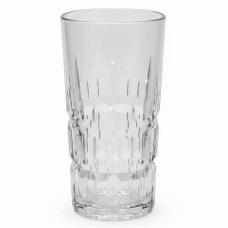 Diamond Cut Clear Acrylic Tumbler Glass - Premium Crystal Style Design Durable Drinkware for Everyday Use 350ml - Al Kabayel Discount CentreDiamond Cut Clear Acrylic Tumbler Glass - Premium Crystal Style Design Durable Drinkware for Everyday Use 350mlTumblersAKDCAl Kabayel Discount Centre