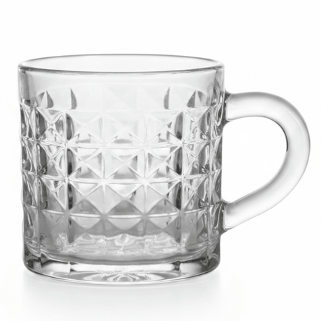 Diamond Cut Crystal Glass Mug — 200ml | Elegant Geometric Glassware - Al Kabayel Discount CentreDiamond Cut Crystal Glass Mug — 200ml | Elegant Geometric GlasswareMugsAKDCAl Kabayel Discount Centre
