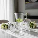 Diamond Cut Luxury Clear Acrylic Beverage Jug with Elegant Crystal Style Finish – 1.8 Litre - Al Kabayel Discount CentreDiamond Cut Luxury Clear Acrylic Beverage Jug with Elegant Crystal Style Finish – 1.8 LitreJugsAKDCAl Kabayel Discount Centre