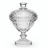 Diamond Footed Glass Candy Bowl – Elegant Raised Glass Bowl for Candy, Desserts & Table Display 18×18 cm - Al Kabayel Discount CentreDiamond Footed Glass Candy Bowl – Elegant Raised Glass Bowl for Candy, Desserts & Table Display 18×18 cmBowlsDIAMONDAl Kabayel Discount Centre