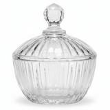 Diamond Round Glass Candy Pot – Classic Decorative Glass Jar for Candy, Treats & Storage 18 cm - Al Kabayel Discount CentreDiamond Round Glass Candy Pot – Classic Decorative Glass Jar for Candy, Treats & Storage 18 cmBowlsDIAMONDAl Kabayel Discount Centre