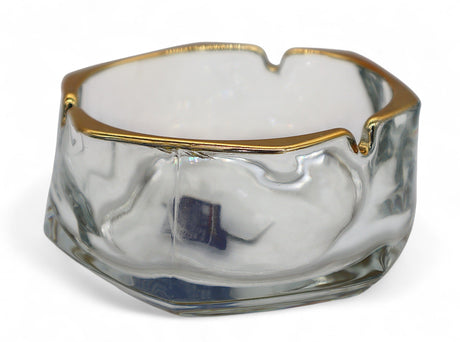 DIAMONDS Diamond - Shaped Glass Ashtray with Golden Border – Stylish and Durable Modern Design Smoking Accessory for Indoor & Outdoor Use – 11×5 cm - Al Kabayel Discount CentreDIAMONDS Diamond - Shaped Glass Ashtray with Golden Border – Stylish and Durable Modern Design Smoking Accessory for Indoor & Outdoor Use – 11×5 cmHome Décor AccentsDIAMONDSAl Kabayel Discount Centre
